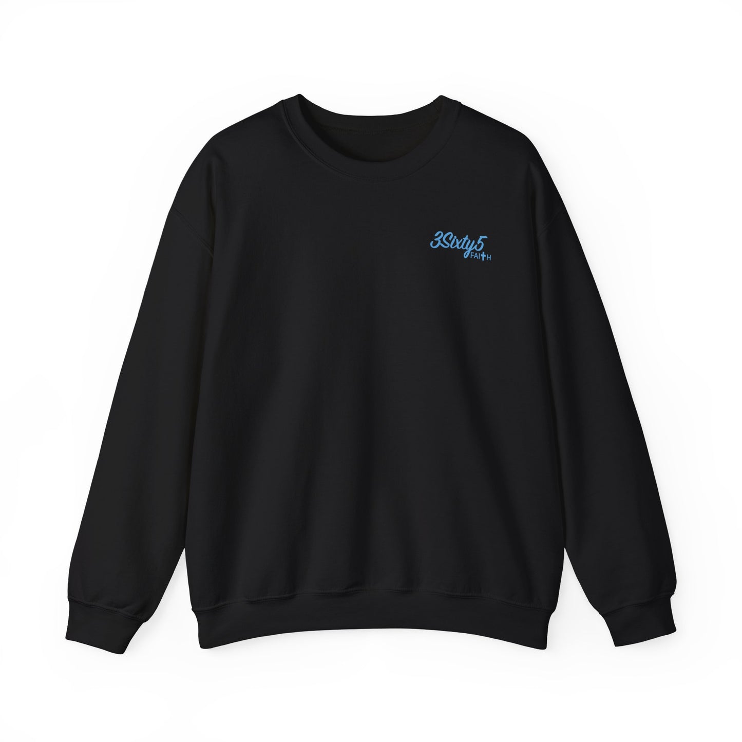 Faith All Day Every Day Baby Blue- Crewneck