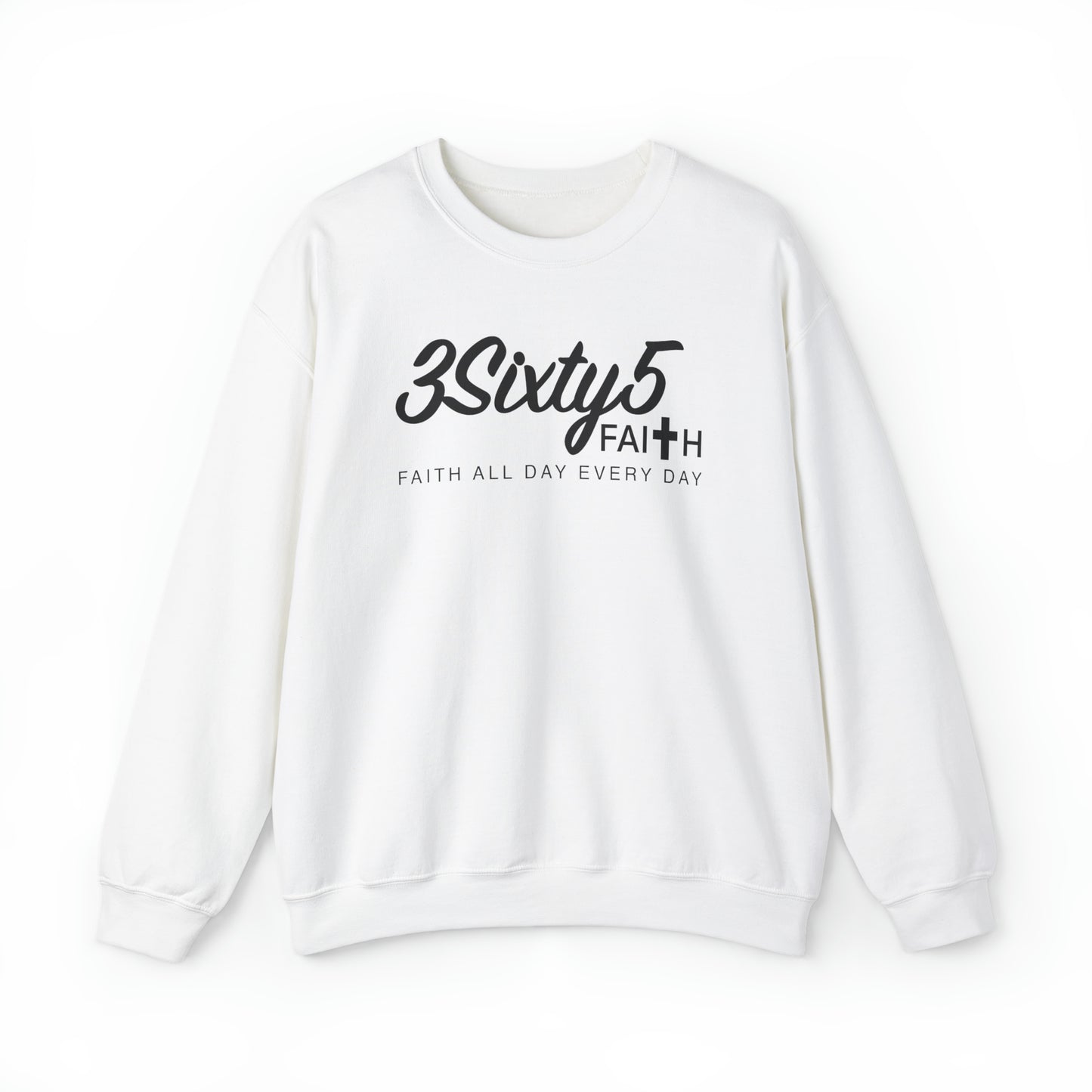 Black tagline Crew Neck